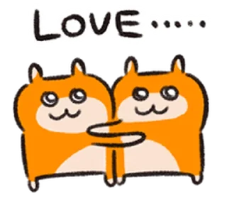 ⭐ emoji 英語でちゅ！クソハムちゃん @moe_sticker_bot Telegram sticker 2 of 40