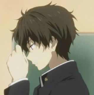 🎐 emoji Oreki 🎐  [ @AnimeCommunityChat ] Telegram sticker 6 of 120