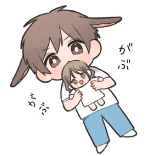 ❤️ emoji boy & girl @bajlita Telegram sticker 6 of 76