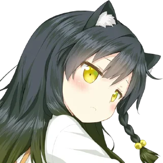 😕 emoji @stickers_yur 十夜 - さくら、もゆ。 Telegram sticker 20 of 27