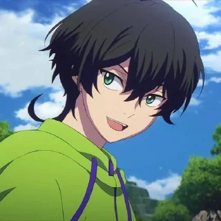 💚 emoji Miya Chinen @AnimStick Telegram sticker 23 of 30