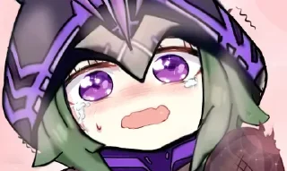 Sticker from Aki-Chan's Embezzled merchandise