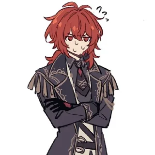 🔥 emoji diluc uwuphobia || @HonakaSaiki Telegram sticker 22 of 44