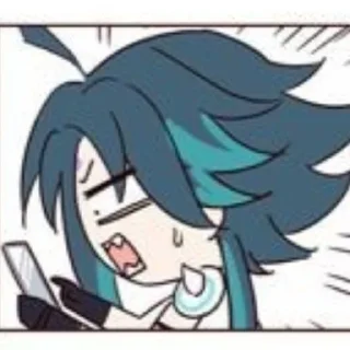 🍃 emoji xiao || w/ fatui boy, broke god @HonakaSaiki Telegram sticker 8 of 24