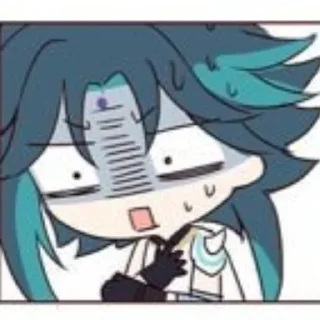 🍃 emoji xiao || w/ fatui boy, broke god @HonakaSaiki Telegram sticker 12 of 24