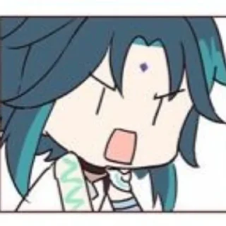 🍃 emoji xiao || w/ fatui boy, broke god @HonakaSaiki Telegram sticker 11 of 24
