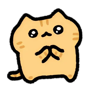 Sticker from 動く！ゆるい茶トラ２