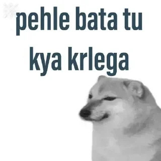 ✨ emoji Doge😛 @jaan_jaoge Telegram sticker 19 of 53