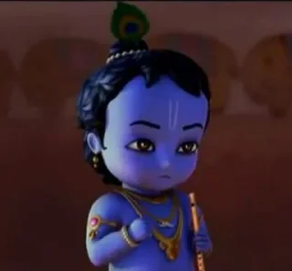 Sticker from little krishna @darkluvs