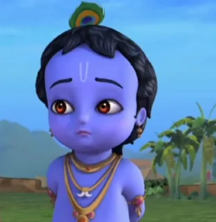 Sticker from little krishna @darkluvs