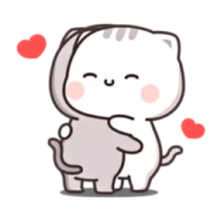 👐 emoji 貓小醬 Cutie chan four [ENG] (FULL) @WSZB_Stickers Telegram sticker 9 of 24