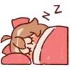 😴 emoji QQ然比微信贴纸包 by四五 | @vytessa 维护 Telegram sticker 4 of 16