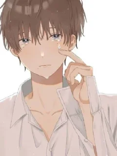 🙂 emoji Sad girl dan boy @Menhera_Kun_Miauu Telegram sticker 11 of 100