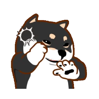 💬 emoji 阿柴們的狗哩狗氣日常第四彈_kal Telegram sticker 18 of 24
