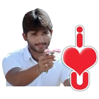 Sticker from Allu Arjun