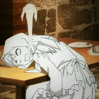 🤔 emoji Black Clover... @xvieravelyn — @stckrRobot Telegram sticker 17 of 87