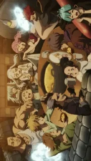 🤔 emoji Black Clover... @xvieravelyn — @stckrRobot Telegram sticker 1 of 87
