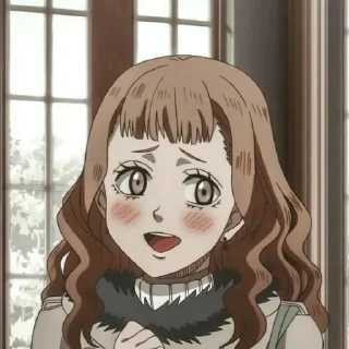 🤔 emoji Black Clover... @xvieravelyn — @stckrRobot Telegram sticker 24 of 87