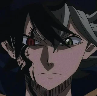 🤔 emoji Black Clover... @xvieravelyn — @stckrRobot Telegram sticker 7 of 87
