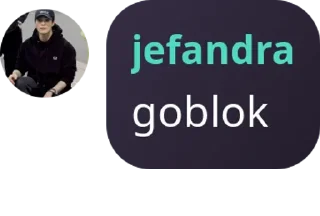 Sticker from jefan pack