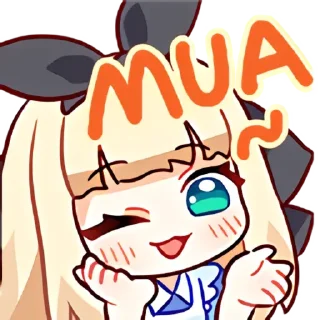 💋 emoji 物述有栖 Telegram sticker 5 of 20