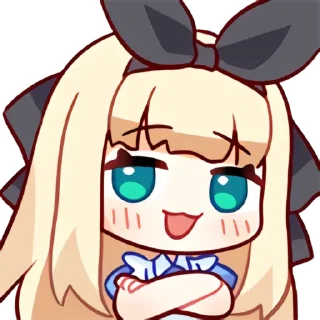 😄 emoji 物述有栖 Telegram sticker 9 of 20