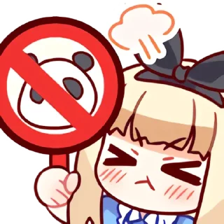 😡 emoji 物述有栖 Telegram sticker 6 of 20