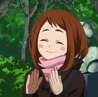 Sticker from ★ ֗ ˖ Ochaco Uraraka @CoffePack ‧₊ ༉