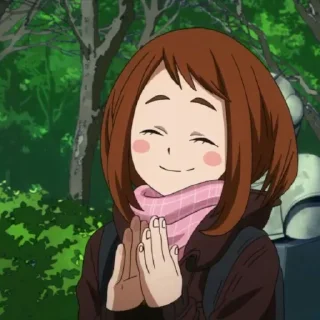 Sticker from ★ ֗ ˖ Ochaco Uraraka @CoffePack ‧₊ ༉