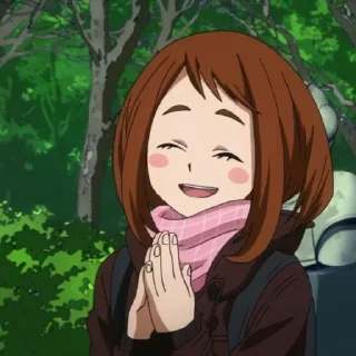 Sticker from ★ ֗ ˖ Ochaco Uraraka @CoffePack ‧₊ ༉