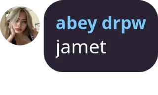 Sticker from abey