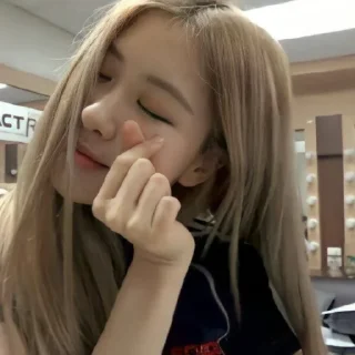 🫶 emoji ~ Rose Blackpink for Madina Telegram sticker 1 of 41