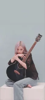🎸 emoji ~ Rose Blackpink for Madina Telegram sticker 11 of 41