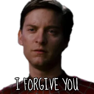 😇 emoji Bully Maguire Telegram sticker 5 of 75