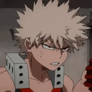 😬 emoji Bakugo - @Husbandoo Telegram sticker 18 of 60