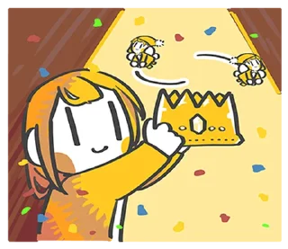 ⭐ emoji 加零在電線桿下說嗨 @moe_sticker_bot Telegram sticker 22 of 32