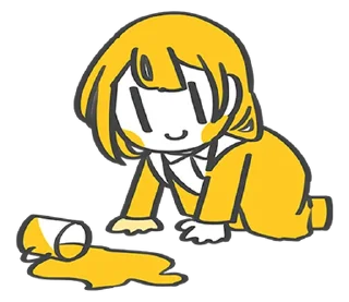 ⭐ emoji 加零在電線桿下說嗨 @moe_sticker_bot Telegram sticker 12 of 32
