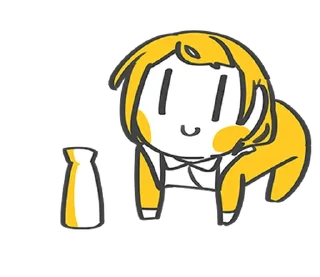⭐ emoji 加零在電線桿下說嗨 @moe_sticker_bot Telegram sticker 20 of 32