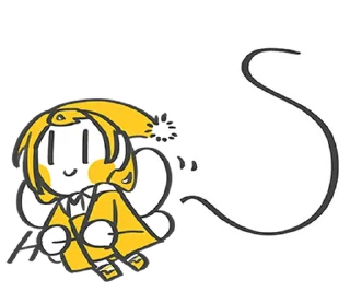 ⬆️ emoji 加零在電線桿下說嗨 @moe_sticker_bot Telegram sticker 8 of 32