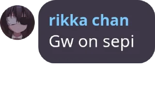 👊 emoji rikka chan's pack by @CatarinaRobot Telegram sticker 11 of 76