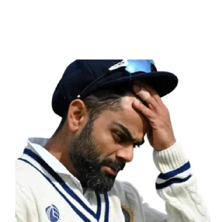😭 emoji Virat Kohli @Abhishekbora1 Telegram sticker 7 of 9