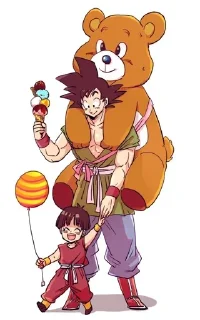 👨‍👧 emoji Divine Goku prime @jallalworldwide Telegram sticker 20 of 34