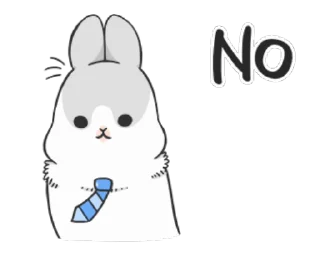 🙅 emoji ㄇㄚˊ幾兔-上班族篇 Telegram sticker 20 of 24