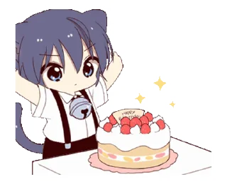 🎂 emoji 『@stickers_gifs_store』 𝗖𝘂𝘁𝗲 𝗟𝗶𝘁𝘁𝗹𝗲 𝗕𝗼𝘆 🥰🤍 — @stckrRobot Telegram sticker 16 of 50