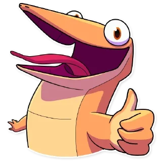 👍 emoji Dino用貼圖 Telegram sticker 5 of 19
