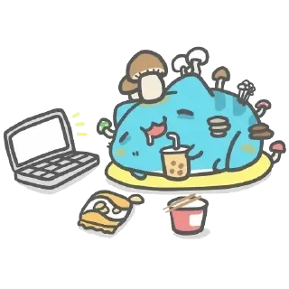 💬 emoji Capoo Telegram sticker 14 of 30