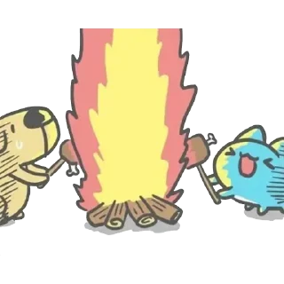 💬 emoji Capoo Telegram sticker 18 of 30