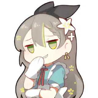 😏 emoji 明前奶绿2.0-爱丽丝 Telegram sticker 7 of 26