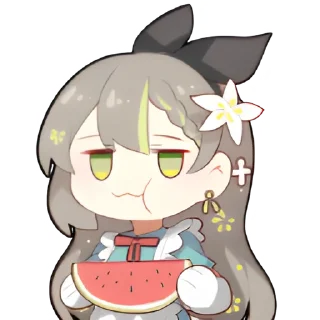 🍉 emoji 明前奶绿2.0-爱丽丝 Telegram sticker 5 of 26