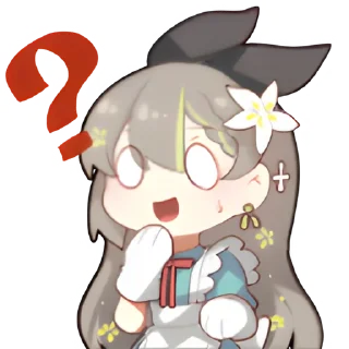 🤔️ emoji 明前奶绿2.0-爱丽丝 Telegram sticker 23 of 26